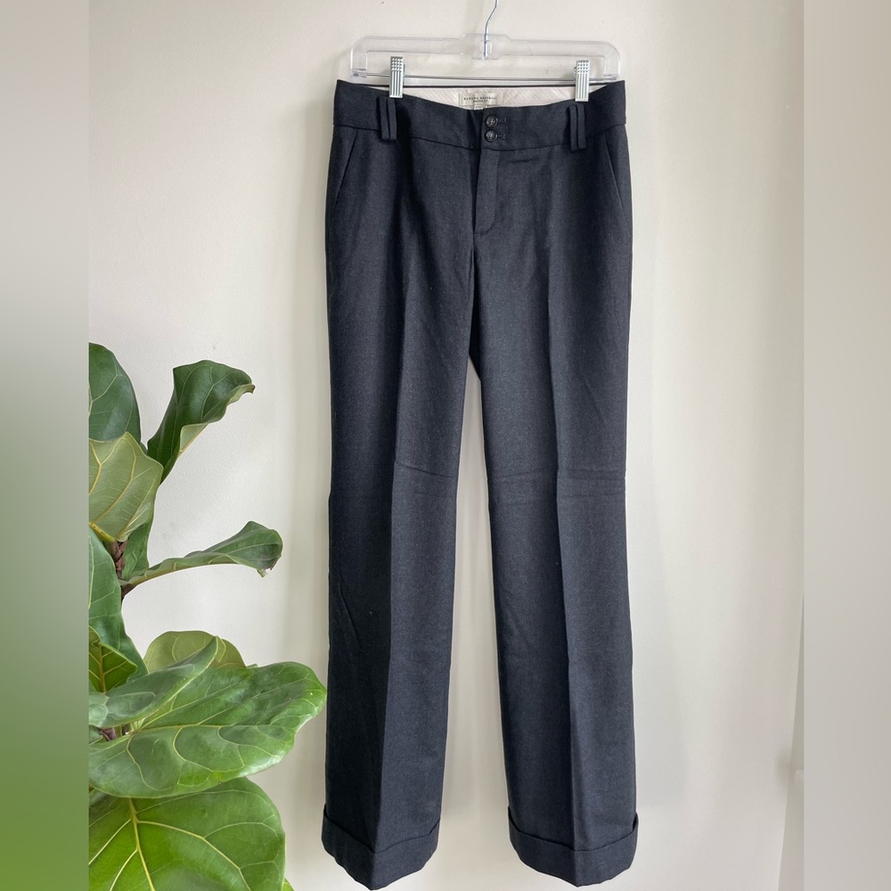 Banana Republic Grey Wool Trouser Pants